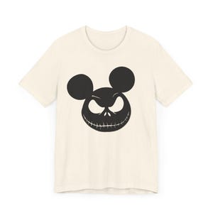 Disney Halloween-T-shirt, Mickey Jack Skellington-shirt, uniseks jersey T-shirt, Pumpkin King-kleding, Halloween-kostuum afbeelding 5