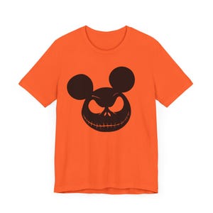 Disney Halloween-T-shirt, Mickey Jack Skellington-shirt, uniseks jersey T-shirt, Pumpkin King-kleding, Halloween-kostuum afbeelding 4