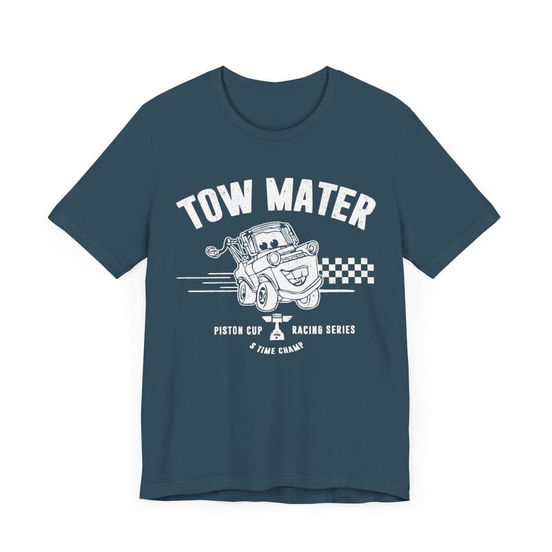 Tow Mater Piston Cup Racing Tee - Vintage Disney Cars Shirt image 9