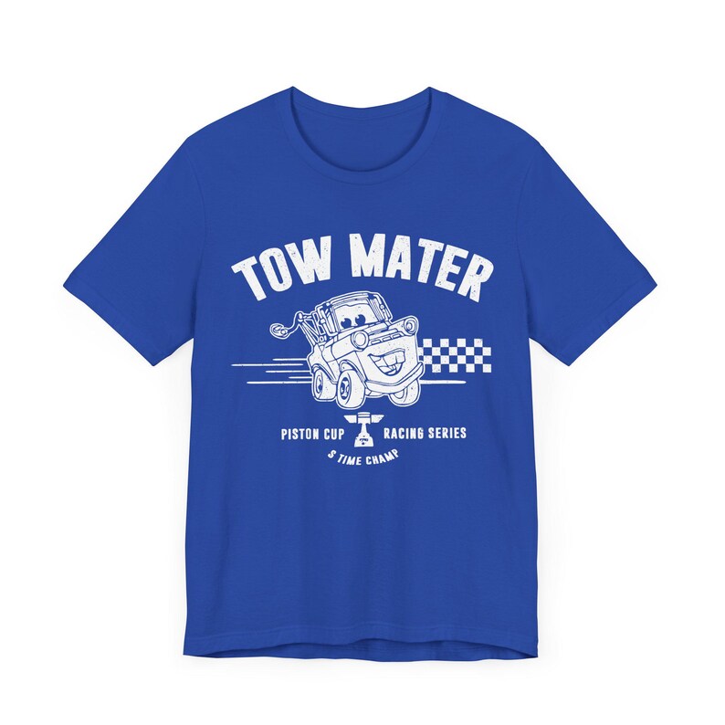 Tow Mater Piston Cup Racing Tee - Vintage Disney Cars Shirt image 8