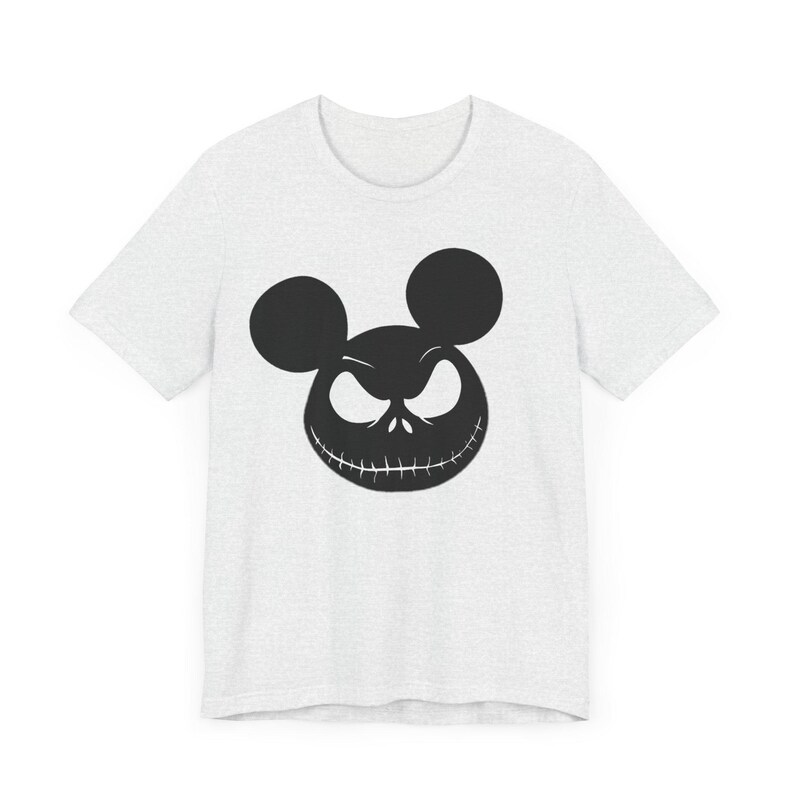 Disney Halloween-T-shirt, Mickey Jack Skellington-shirt, uniseks jersey T-shirt, Pumpkin King-kleding, Halloween-kostuum afbeelding 3