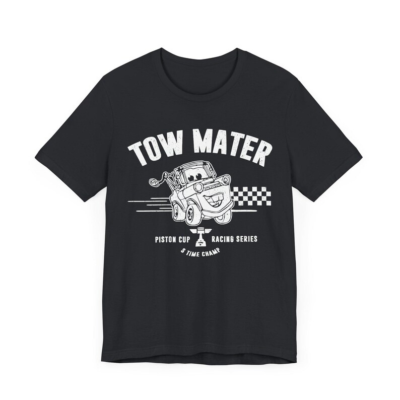 Tow Mater Piston Cup Racing Tee - Vintage Disney Cars Shirt image 7