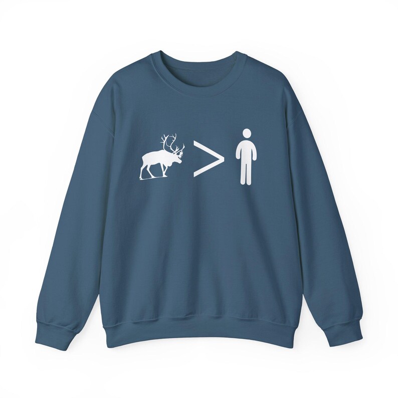 Disney Frozen Sweatshirt - Reindeers are Better Than People - Unisex Gildan Sweater image 6