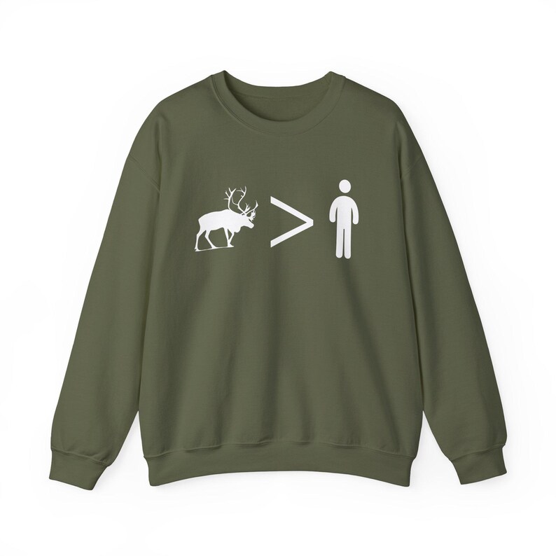 Disney Frozen Sweatshirt - Reindeers are Better Than People - Unisex Gildan Sweater image 4