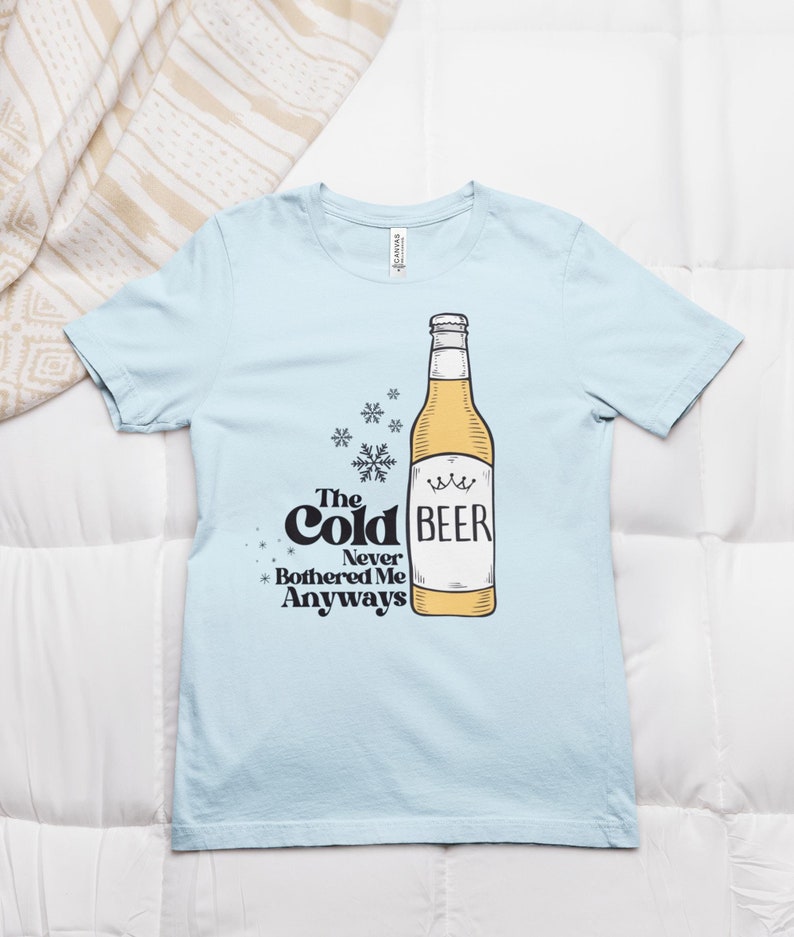 Funny Disney Dad Shirt, Frozen Beer Tee image 1