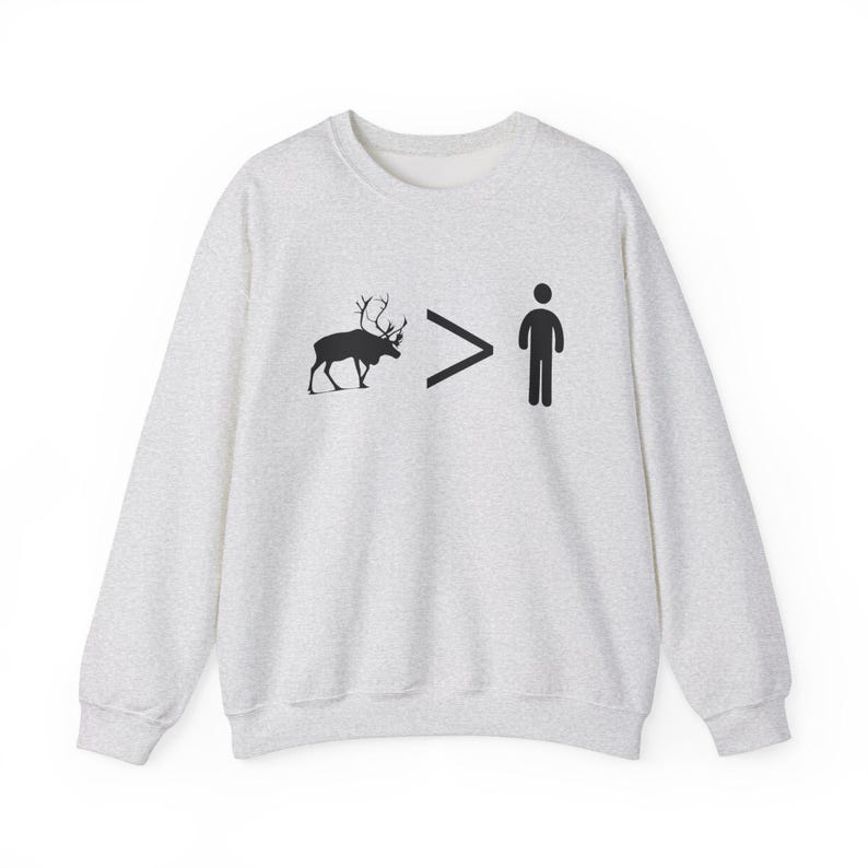 Disney Frozen Sweatshirt - Reindeers are Better Than People - Unisex Gildan Sweater image 2