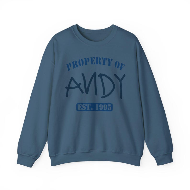 Property of Andy Sweatshirt, Toy Story Pixar Pullover, Disney Fan Gift image 7