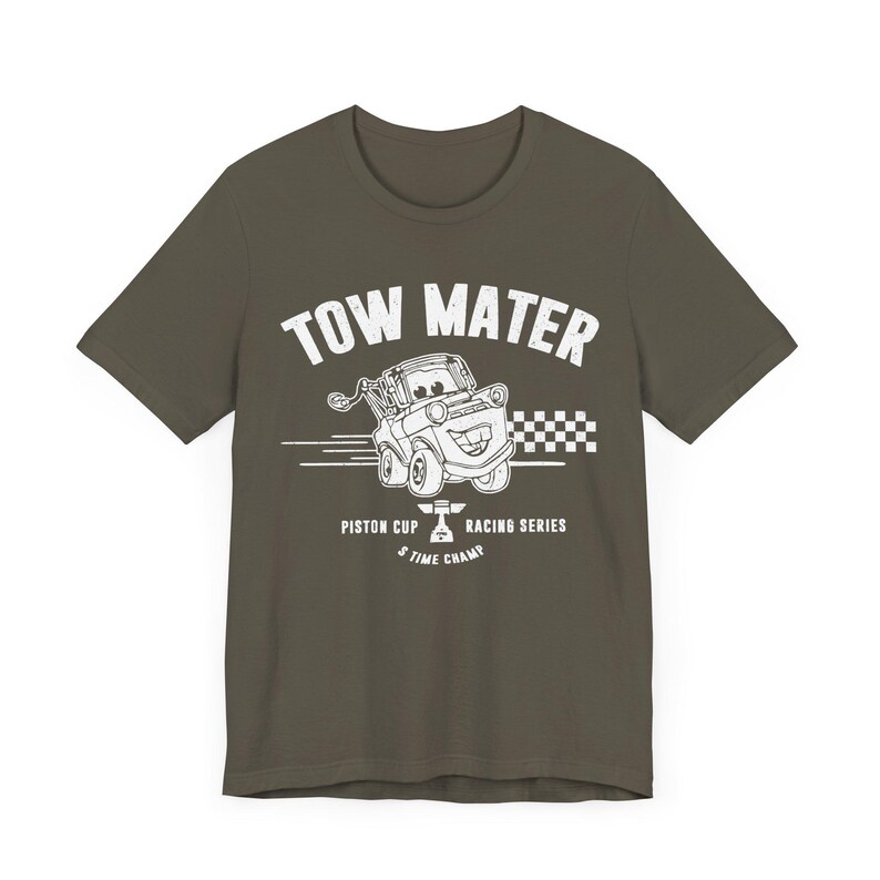 Tow Mater Piston Cup Racing Tee - Vintage Disney Cars Shirt image 6