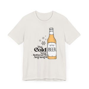 Funny Disney Dad Shirt, Frozen Beer Tee image 3