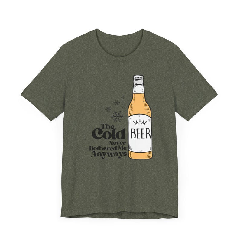 Funny Disney Dad Shirt, Frozen Beer Tee image 4