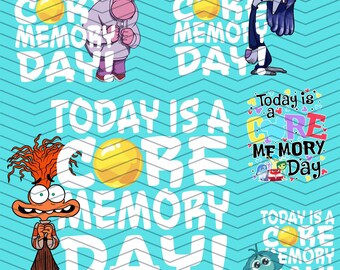 Inside Out 2 Core Memory Day Designs: Anxiety, Envy, Ennui (digital ...
