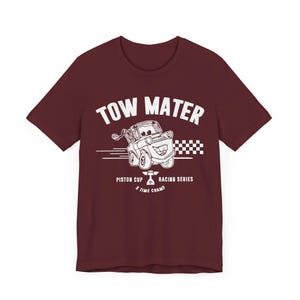 Tow Mater Piston Cup Racing Tee - Vintage Disney Cars Shirt image 10