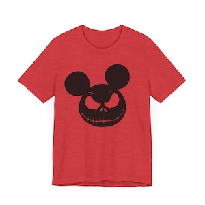 Disney Halloween-T-shirt, Mickey Jack Skellington-shirt, uniseks jersey T-shirt, Pumpkin King-kleding, Halloween-kostuum afbeelding 9