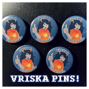 handmade vriska buttons! [1.45 in]