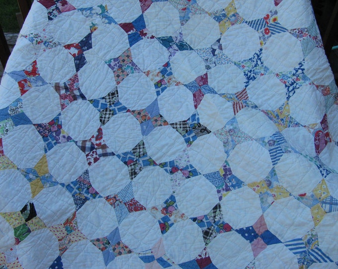 Vintage Beautiful Snowball Baby Quilt Wall Hanging Table Etsy