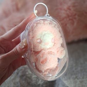 Cute Kitty Sleutelhanger Amigurumi Plushie Bag Charm Zacht Cadeau Stuffie Sleutelhanger Kat Charm