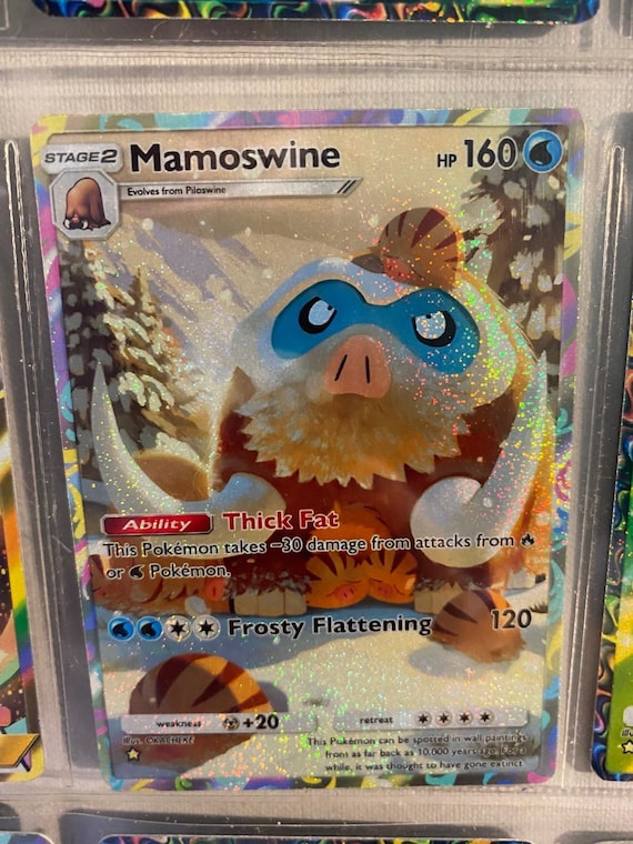 pokemon mamoswine card POKÉMON CARD GAME S9a 020/067 U Parallel Mamoswine