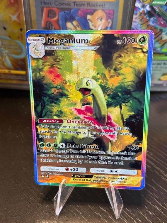 pokemon meganium card Pokemon Card Meganium 045/068 Delta Species Holo Rare 2006 NM-EX Japan main image 1