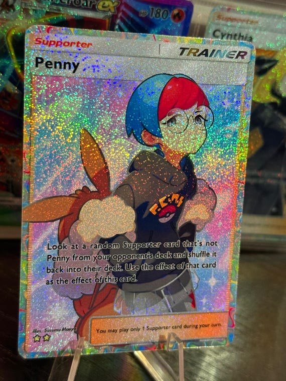penny full art pokemon card - 252/198 - Scarlet & Violet - Special Illustrator Rare Preserved in a tamper Pokemon Scarlet & Violet Base