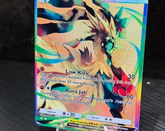 Arte de fan de la tarjeta Mega Lucario