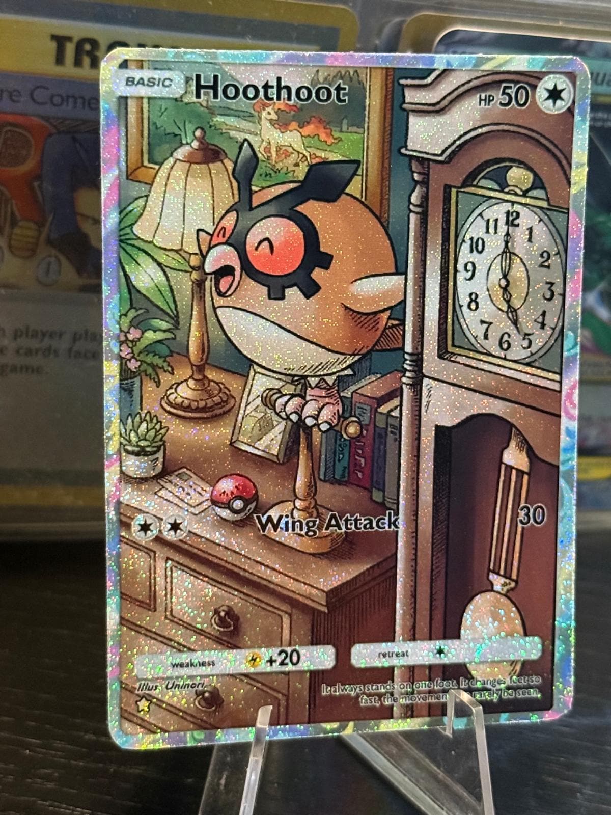 hoothoot pokemon card POKMON GAME S9a 055/067 C Parallel [Colorless][Colorless] Peck 20. Hoothoot 165/236 Reverse Holo -
