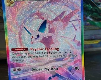 Arte de fan de la tarjeta Espeon