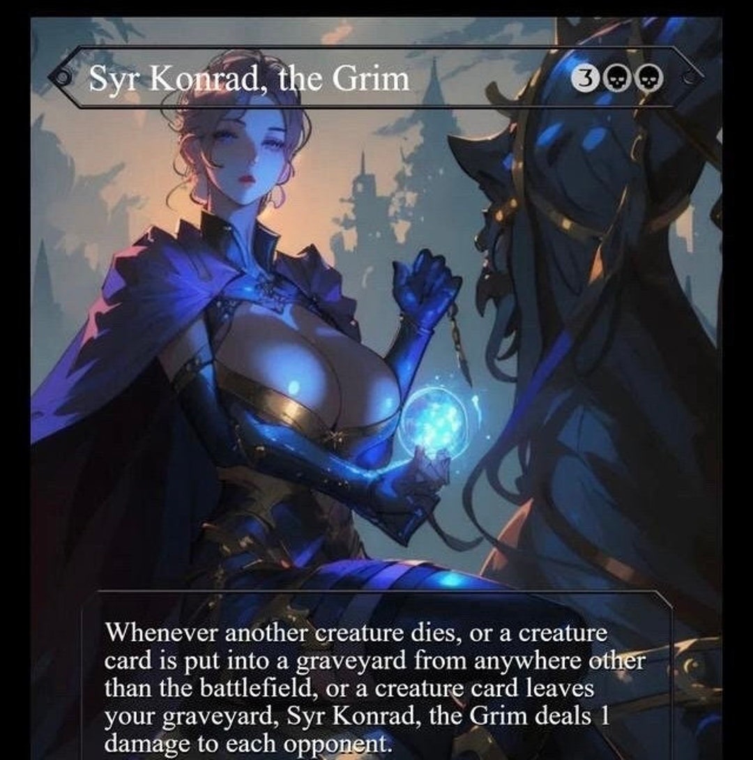 Syr Konrad, Il Lugubre MTG - March Of The Machine Commander #269 - Foto 7