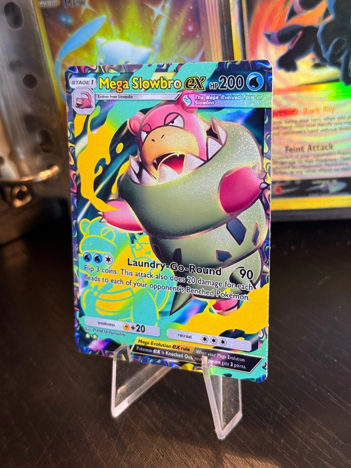 mega slowbro pokemon card Slowbro EX 262/XY-P 20th Anniversary Special Pack Promo Japanese Pokem main image 1