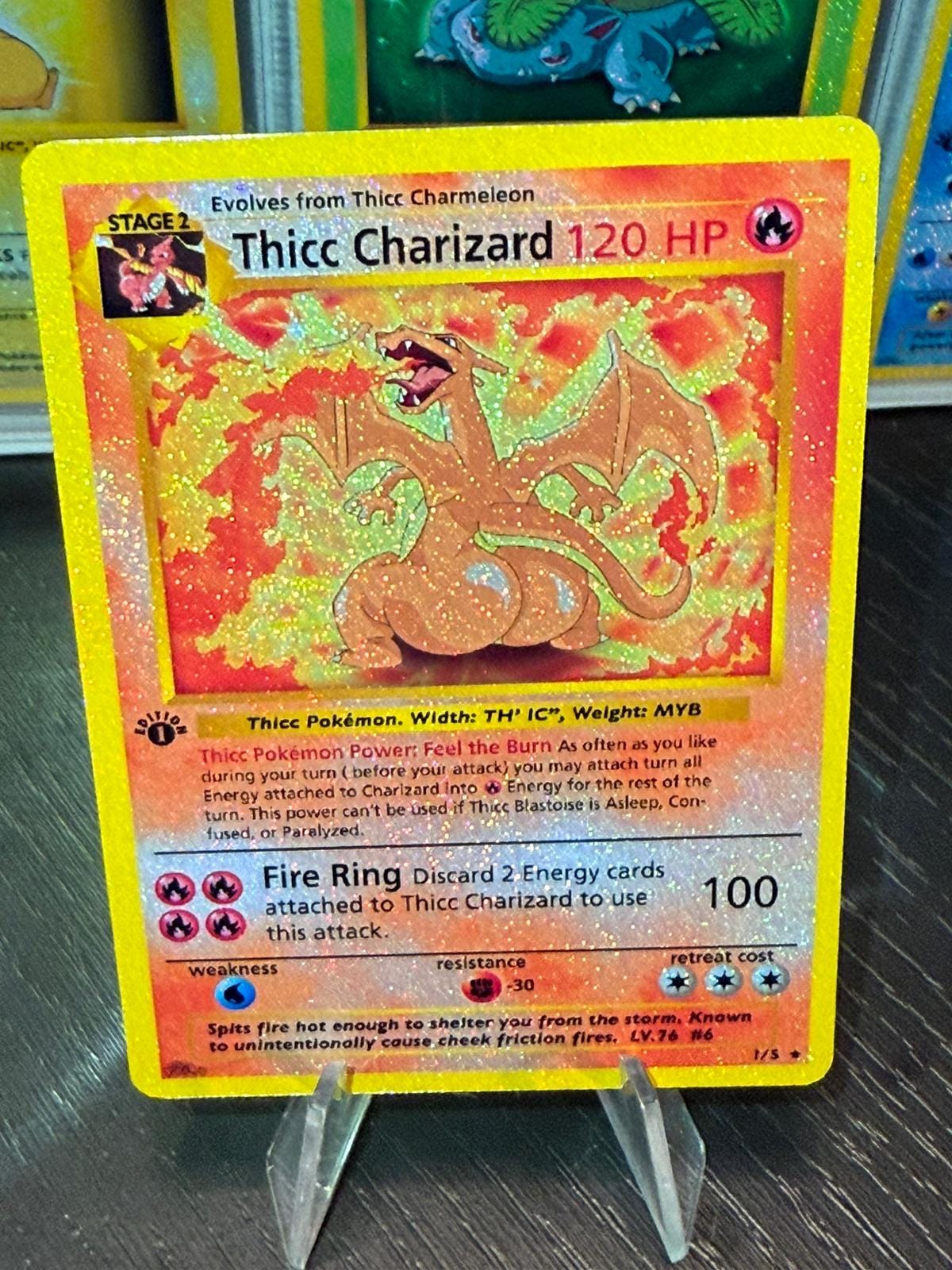Thicc Charizard Card Fan Art - Etsy