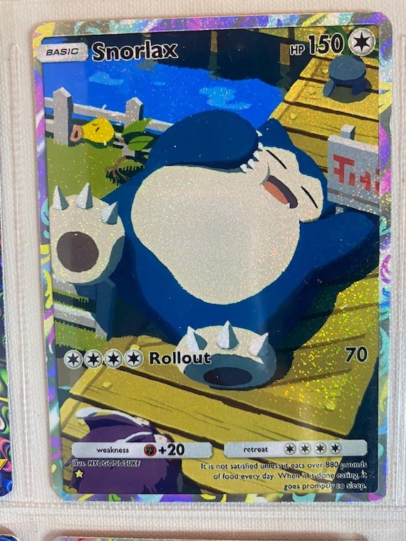 Snorlax card fan art