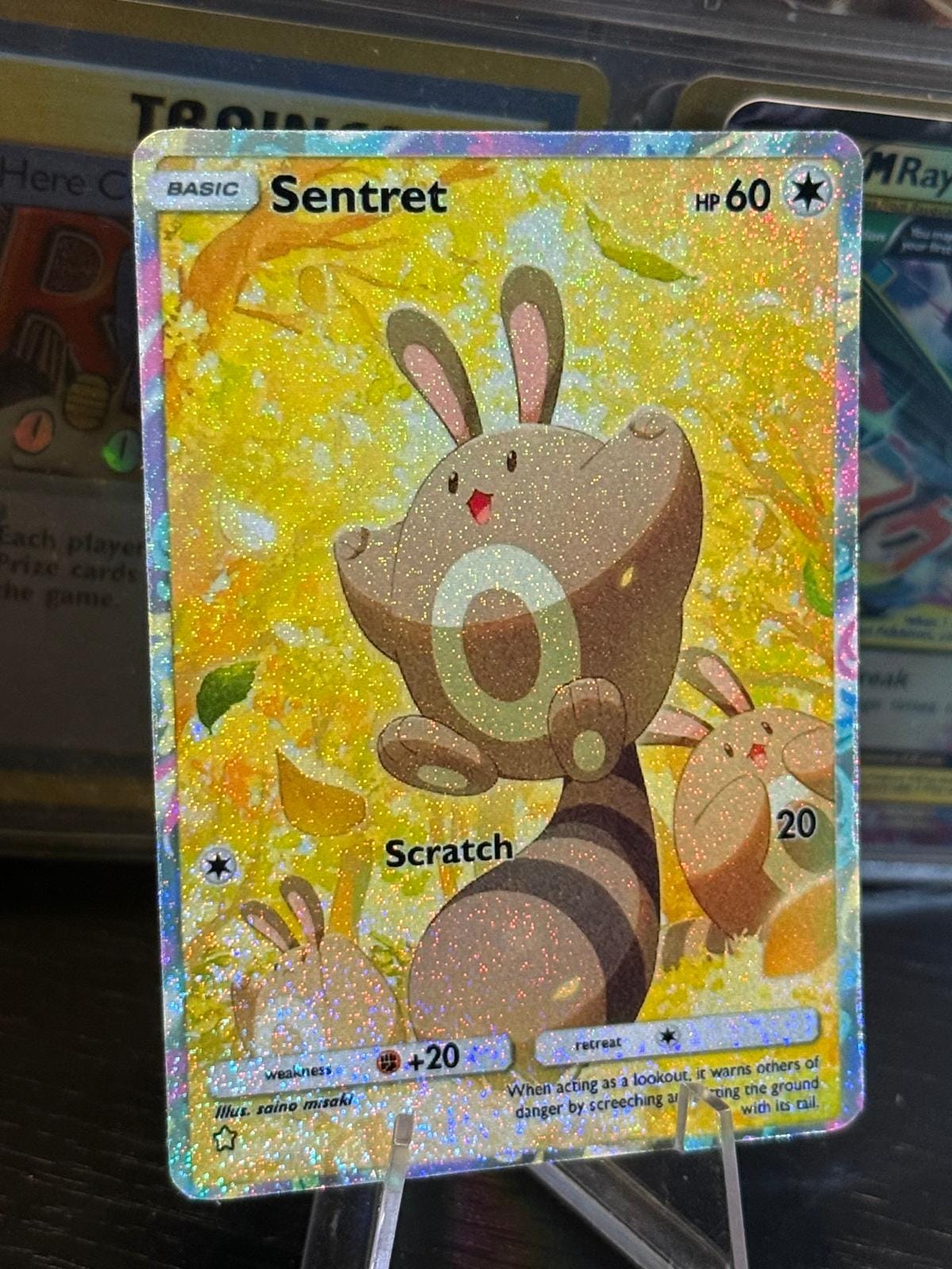 sentret pokemon card Sentret Card Fan Art