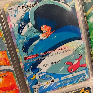 Tatsugiri ex shiny pocket app tcg proxy haute qualité carte Pokémon alternative personnalisée full art génétique apex triomphant lumière brillante festivités
