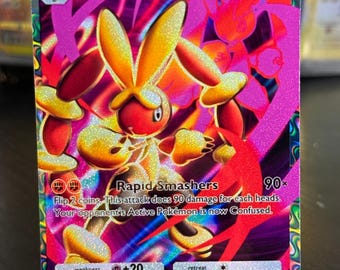 Mega lopunny card fan art