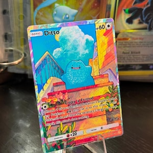 Arte de fã de cartão brilhante e reluzente Ditto