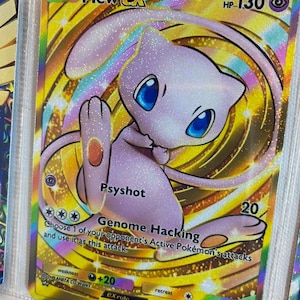 Mew ex pocket app tcg haute qualité proxy carte Pokémon alternative personnalisée full art génétique apex mythique île ensemble