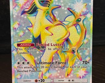 M アルセウス Z GX ポケモンカード - Etsy 日本