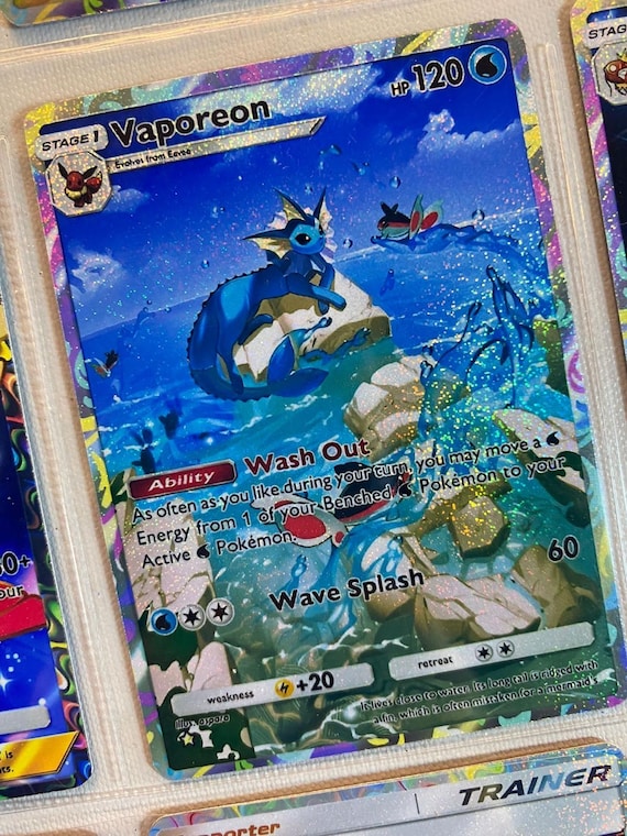 Vaporeon Card Fan Art - Etsy New Zealand Vaporeon Card Fan Art - Etsy New Zealand