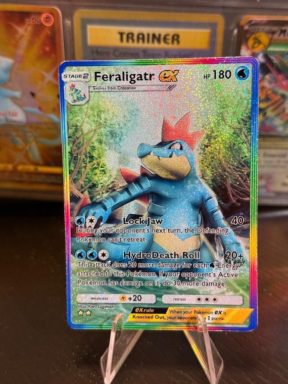 Feraligatr Card Fan Art Johto - Etsy Finland