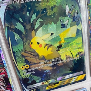 Pikachu ex pocket app tcg high quality proxy Pokemon card custom alternative full art genetic apex mythical island set