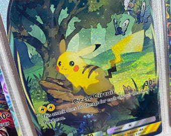 Pikachu card fan art