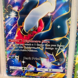 Darkrai ex pocket app tcg high quality proxy Pokemon card custom full art genetic apex mythical island space time smackdown