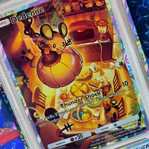 Dedenne Ex Pocket App TCG Hochwertige Proxy Pokemon Karte benutzerdefinierte Alternative Full Art Genetic Apex Mythical Island Set