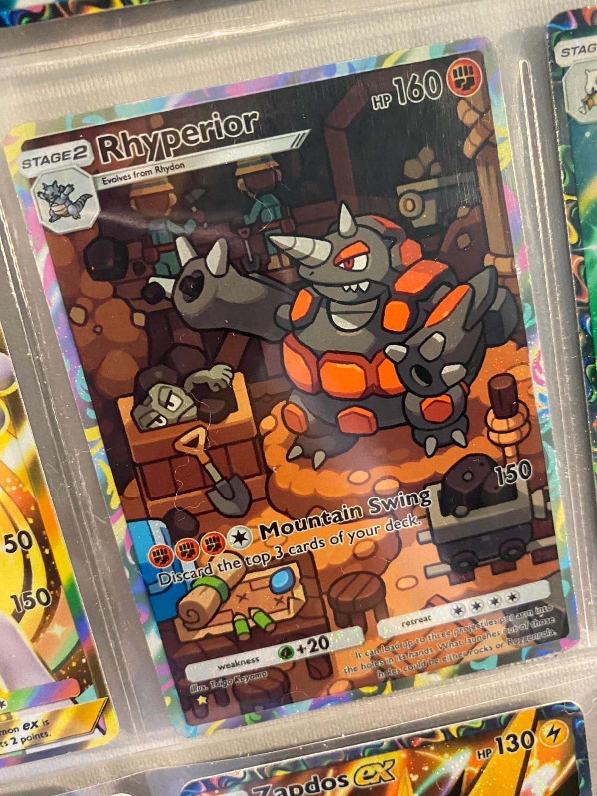 pokemon card rhyperior Pokemon Card Rhyperior Holo DPBP#125 DP1 2006 MINT Japanese q002
