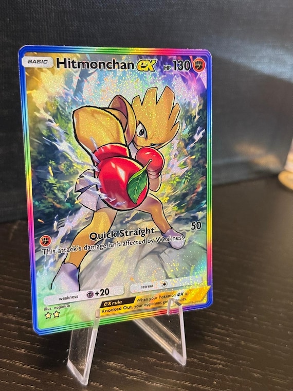 rare hitmonchan pokemon card Pokemon Team Rocket Holo Card main image 1