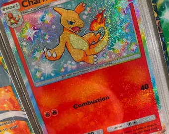 Charmander, Charmeleon & Charizard GX Tag Team Gold Metal Pokemon
