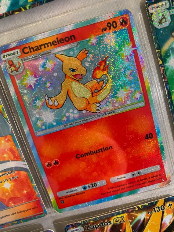 Charmeleon Card Fan Art - Etsy