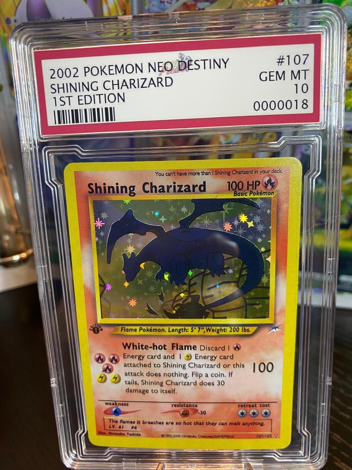 ポケモン - ポケモンカード　ひかるリザードン　英語版　Pokemon card  Neo Destiny - 107/105 English ポケモンカード ひかるリザードン shining charizard 英語版