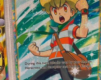 barry trainer pokemon card 167/172 DE You may play only 1 Supporter card during your turn The Cards Of Pokmon TCG: