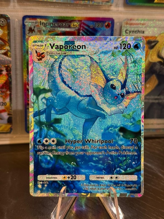 Vaporeon Card Fan Art - Etsy