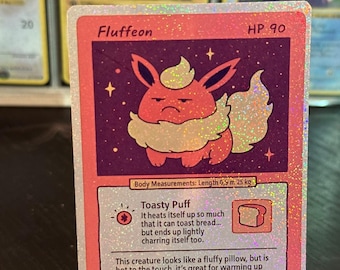 Arte de fan de la tarjeta Flareon